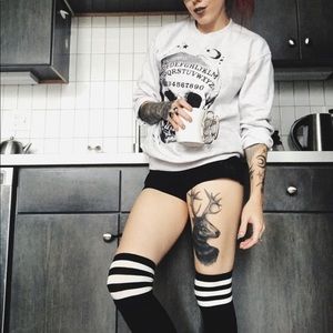 Urban Outfitters Ouija Skeleton Sweatshirt